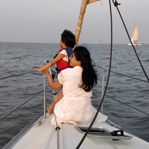 Sailing at gateway of India